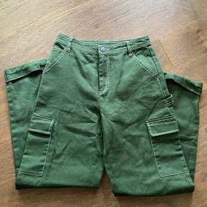 Sandy Liang x Target Green Women's Mid-Rise Straight Leg Pocket Pants size 0